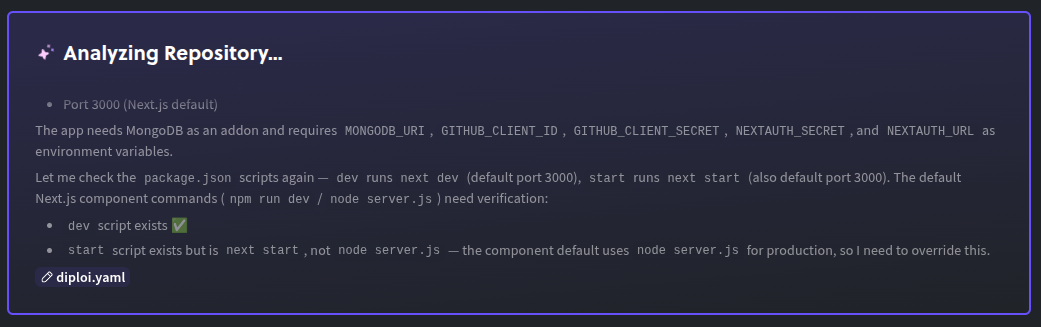 Analyzing the contents of an application