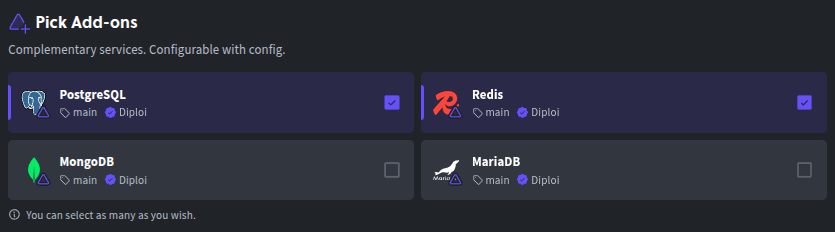 Project add-ons