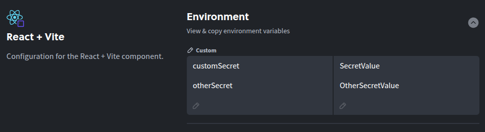 Deployment environment