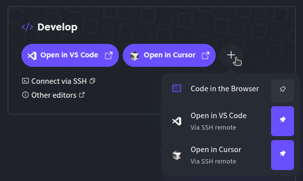 Add IDE to deployment